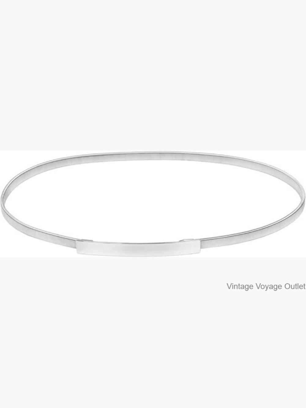 Skinny Metal Cinch Belt Adjustable Waist Belt Elastic Hook Fastening